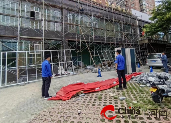 熊猫体育平台：驻马店开发区城市管理局：加强店铺装修管理维护市容整洁有序(图2)
