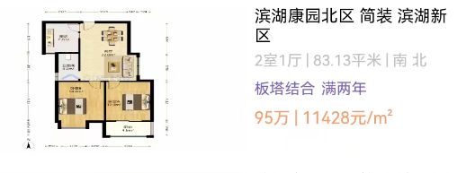 速看业主着急出手滨湖金融板块330万精装修大三室价格可谈(图3)