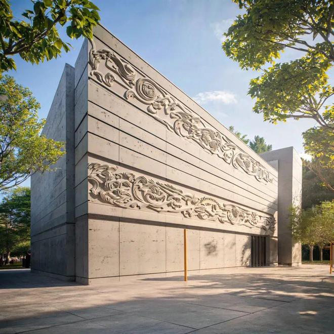 熊猫体育平台：冷峻与温柔：混凝土装饰板的现代建筑新篇章(图4)