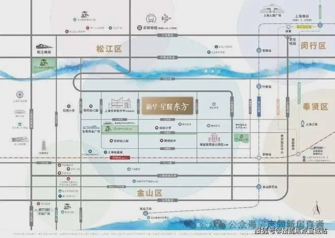 新华星耀东方售楼处发布-新华星耀楼盘详情-户型配套-交通(图8)