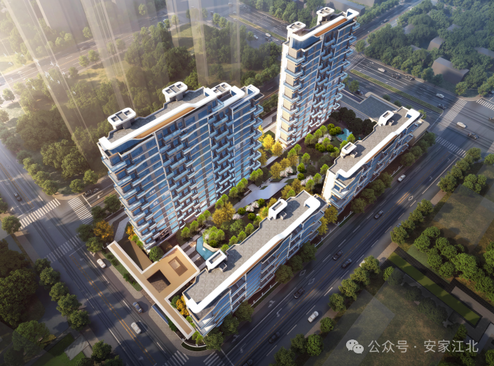 真一线江景房来了！江核又一个第四代住宅效果图曝光(图3)
