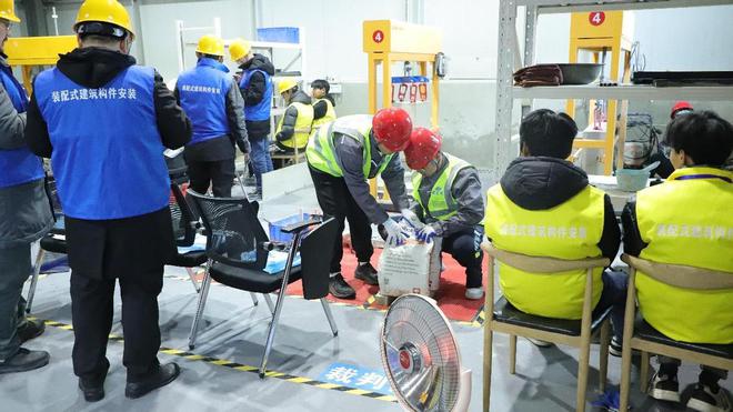 17届省赛中职装配式建筑构件安装比赛在济宁市高级职业学校举行(图4)