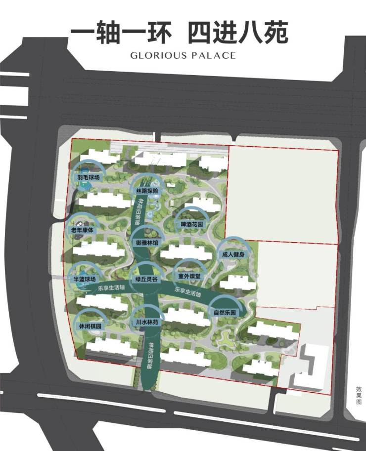 西安新房龙湖云璟买房攻略科技住宅装修效果图高绿化率3D沙盘(图5)