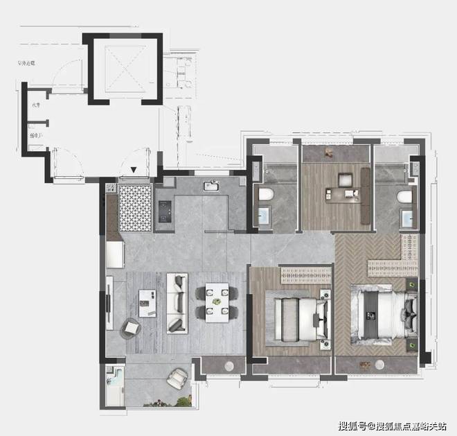 ®建发海阅首府售楼处普陀建发海阅首府发布：引领静奢生活(图15)