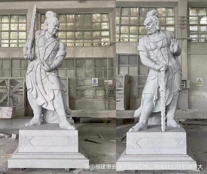 石雕哼哈二将在宗祠中的装饰意义(图2)
