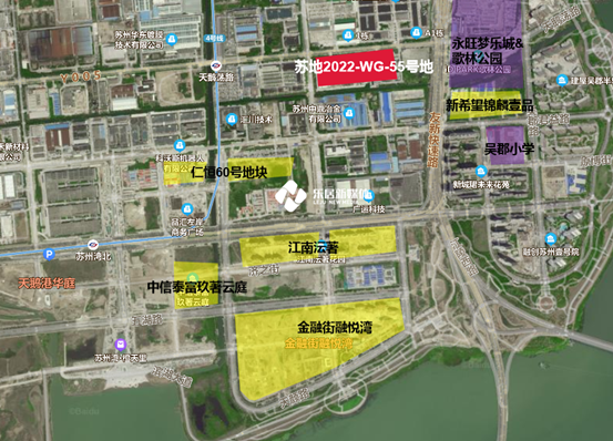 都在大型商综附近吴中核心区3宗涉宅用地实景曝光(图2)
