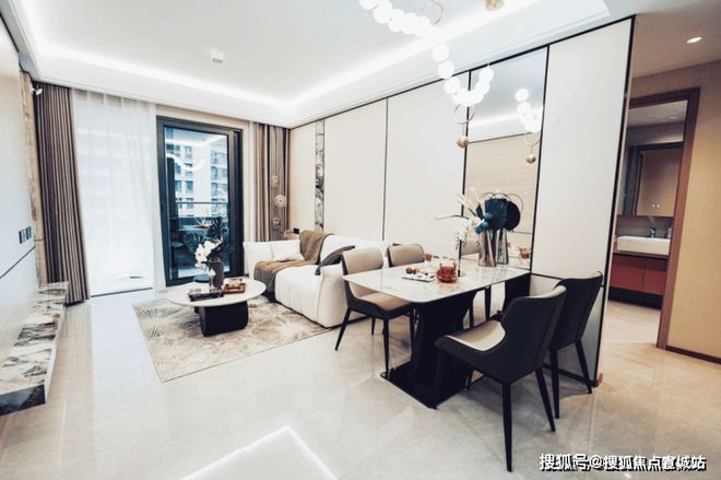 熊猫体育平台：✨奉发·晶海央境售楼处：82-132㎡精装房雕琢奉贤人居范本(图11)