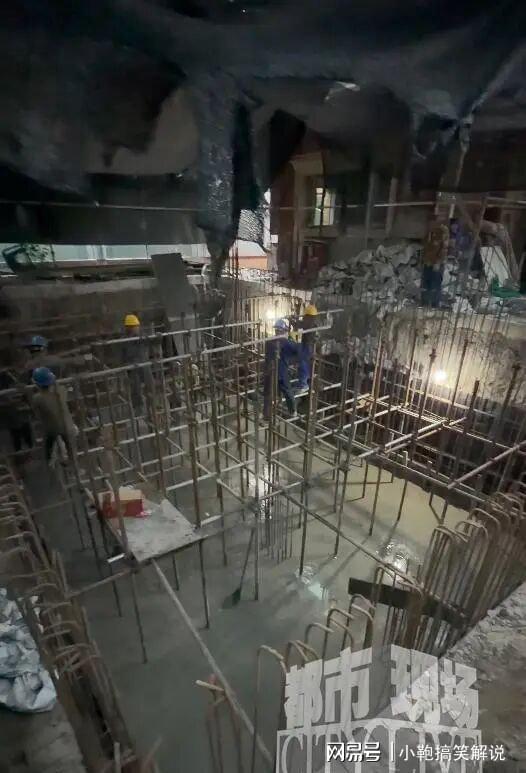 上海豪宅小区业主发现邻居私挖地下室担心建筑安全(图2)