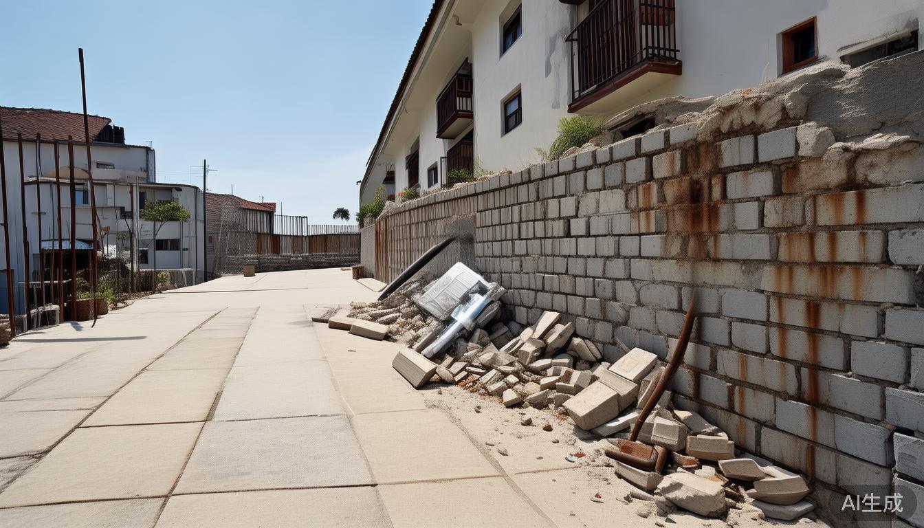 老旧小区装修隐患大！你的爱车停在路边安全吗？5辆车被砸现场触目惊心(图2)