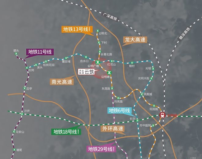 公明马田街道新房【深业云筑二期】87-143平米精装修3-4(图9)