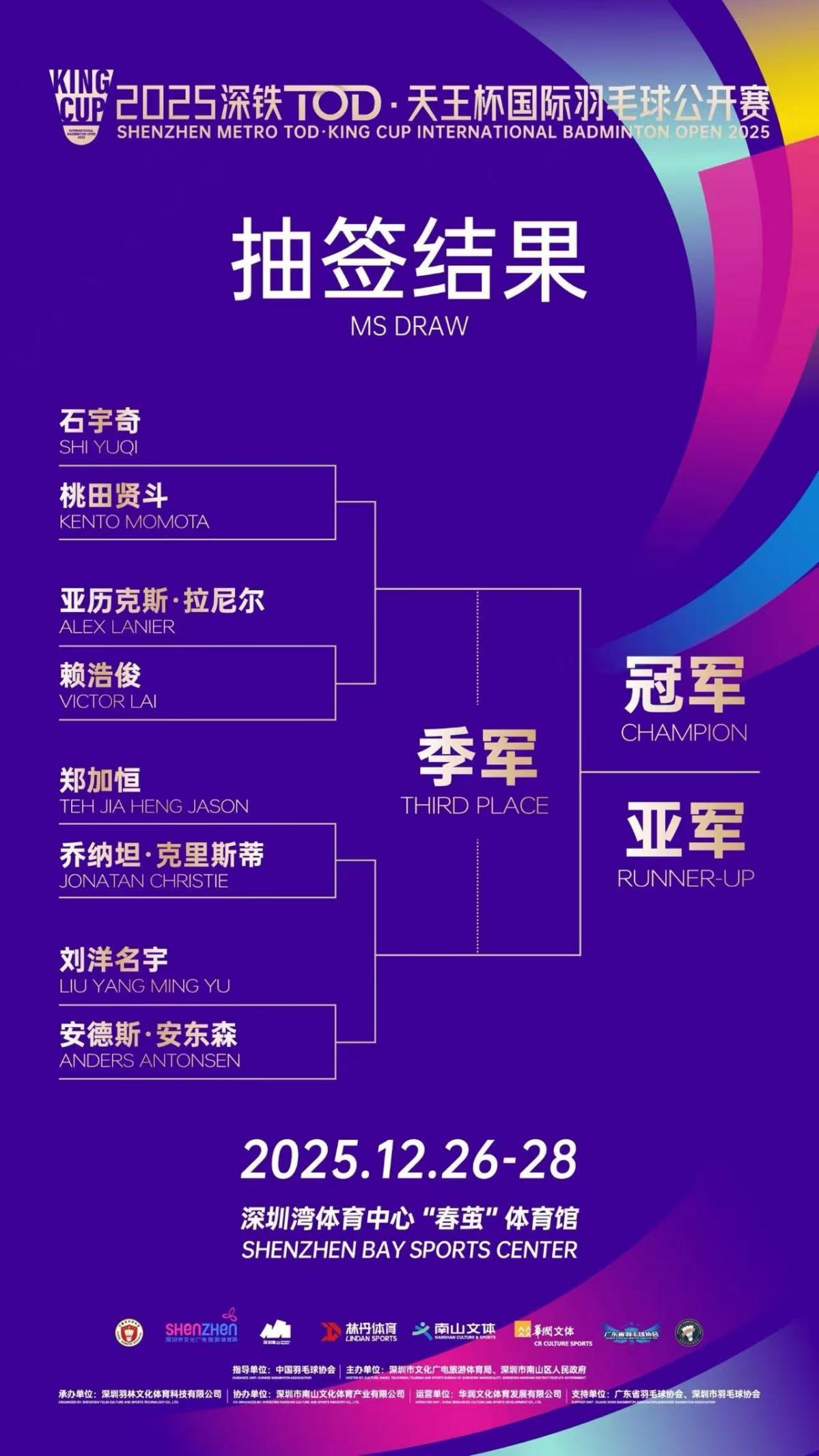 2025深铁TOD天王杯即将开拍八大羽坛巨星齐聚前海枢纽(图3)