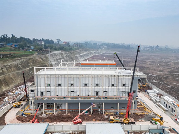 永川220千伏城东输变电工程土建收尾在即(图1)